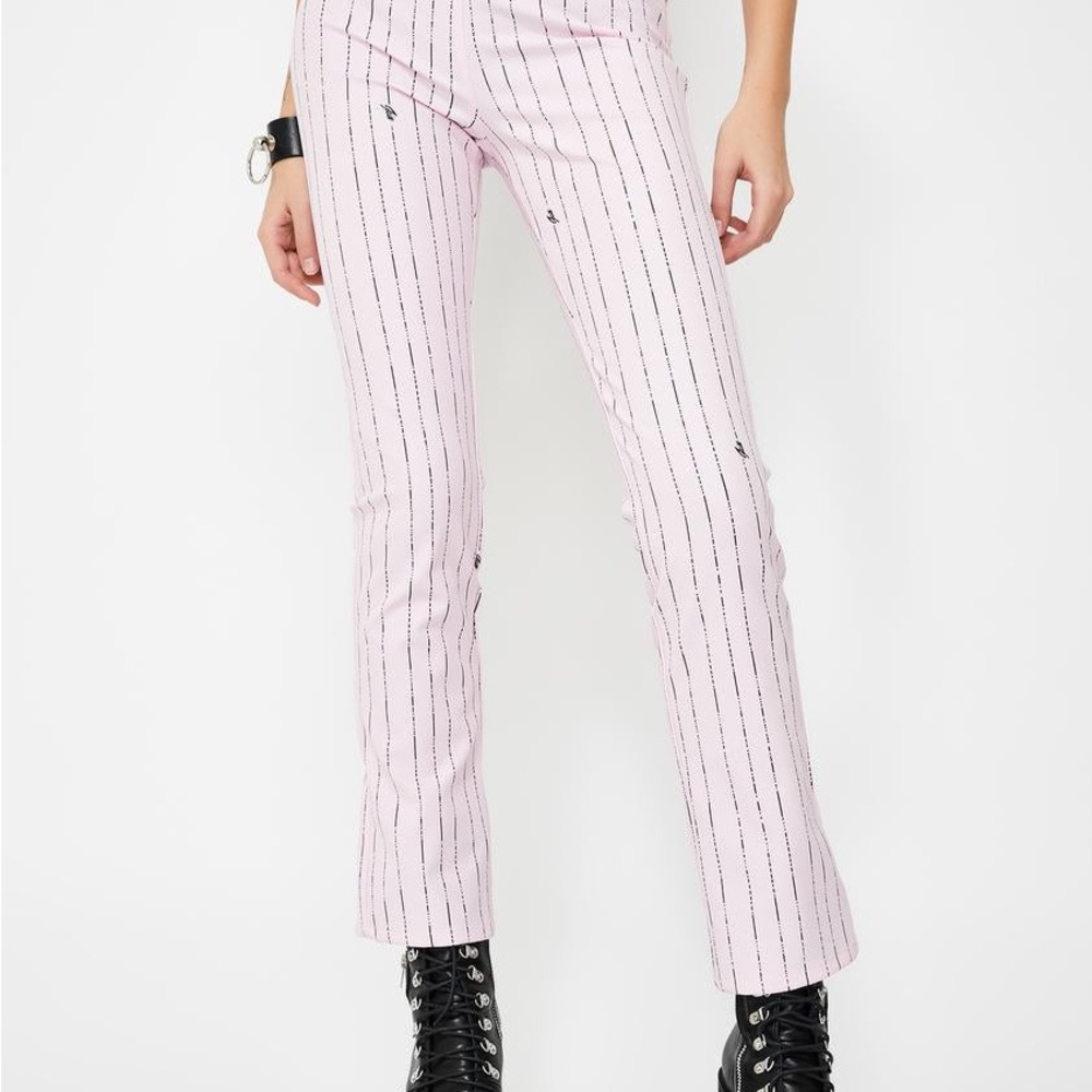 iamgia dominique pant pink pinstripe size S